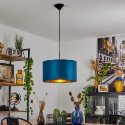 Lampes Dorées-hofstein Suspension Maripi Noir, 1 lumière