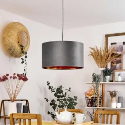 Lampes Dorées-hofstein Suspension Maripi Noir, 1 lumière