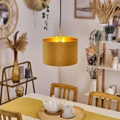 Lampes Dorées-hofstein Suspension Maripi Noir, 1 lumière