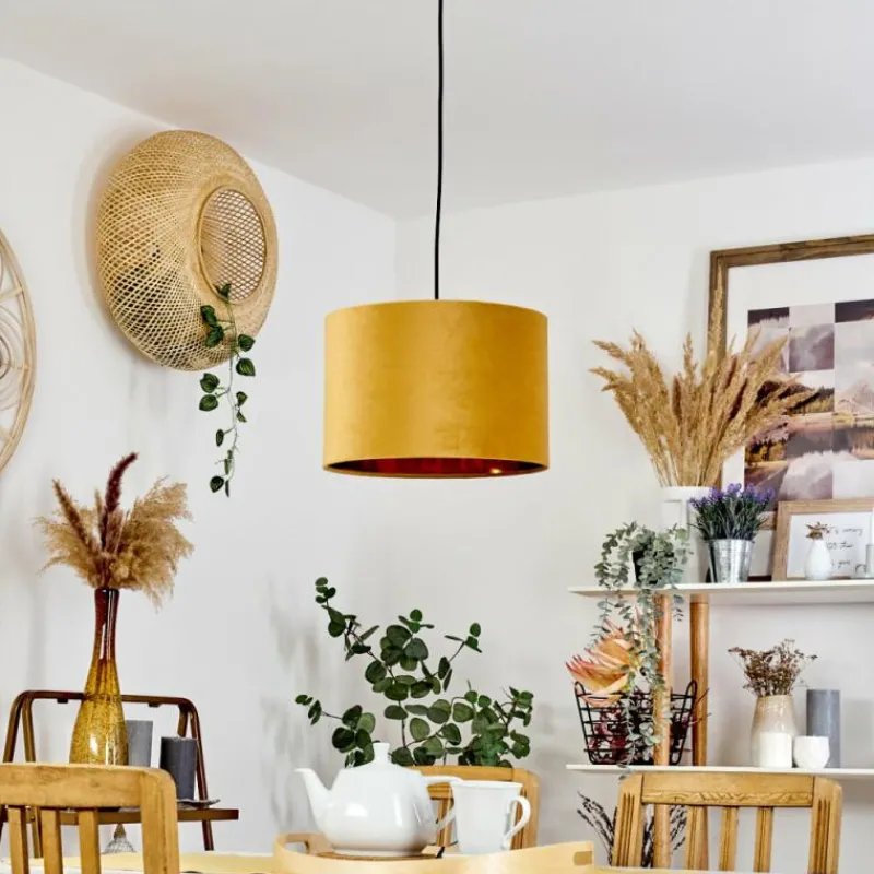 Lampes Dorées-hofstein Suspension Maripi Noir, 1 lumière