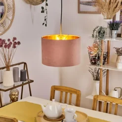 Lampes Dorées-hofstein Suspension Maripi Noir, 1 lumière