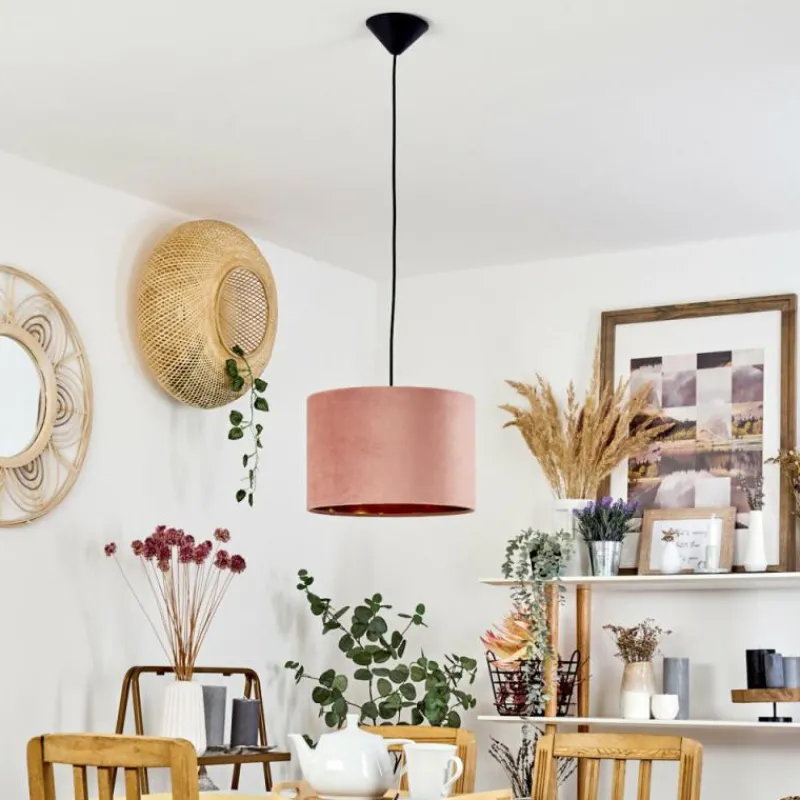 Lampes Dorées-hofstein Suspension Maripi Noir, 1 lumière