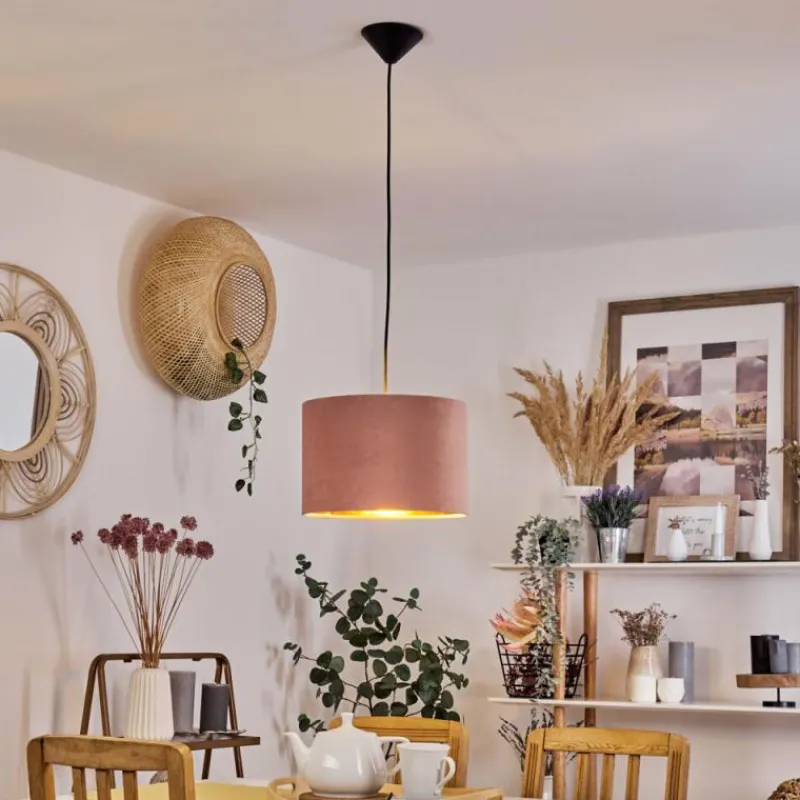 Lampes Dorées-hofstein Suspension Maripi Noir, 1 lumière