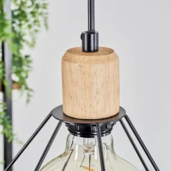 Lampes Vintages & Rétros-hofstein Suspension Marwayne Noir, 1 lumière