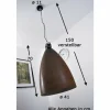 hofstein Suspension Masterlight Industria 10 Noir, 1 lumière
