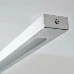 hofstein Suspension Masterlight LED Aluminium, Nickel mat, 1 lumière* Éclairage Led