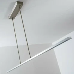 hofstein Suspension Masterlight LED Aluminium, Nickel mat, 1 lumière* Éclairage Led