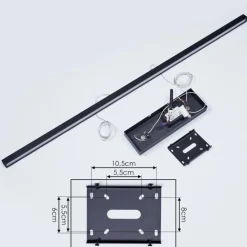 hofstein Suspension Mattawan LED Noir, 1 lumière