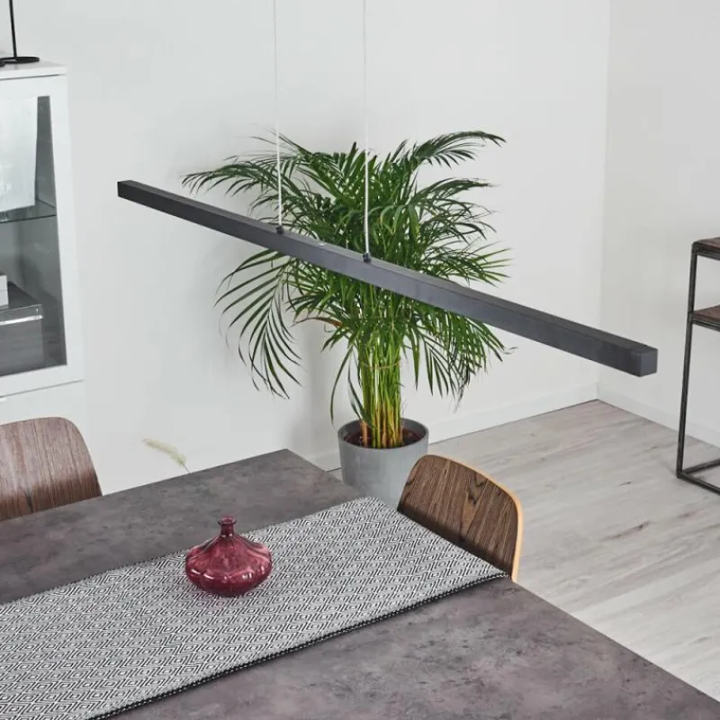 hofstein Suspension Mattawan LED Noir, 1 lumière