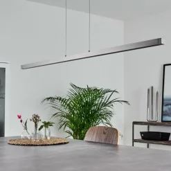 hofstein Suspension Mattawan LED Nickel mat, 1 lumière