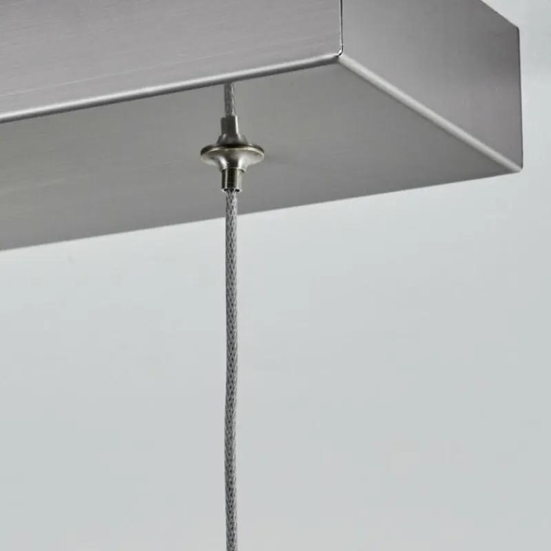 hofstein Suspension Mattawan LED Nickel mat, 1 lumière