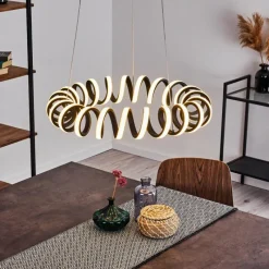 hofstein Suspension Maziwa LED Noir, Blanc, 1 lumière