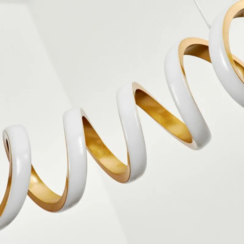 Lampes Dorées-hofstein Suspension Maziwa LED Or, 1 lumière