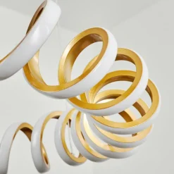 Lampes Dorées-hofstein Suspension Maziwa LED Or, 1 lumière