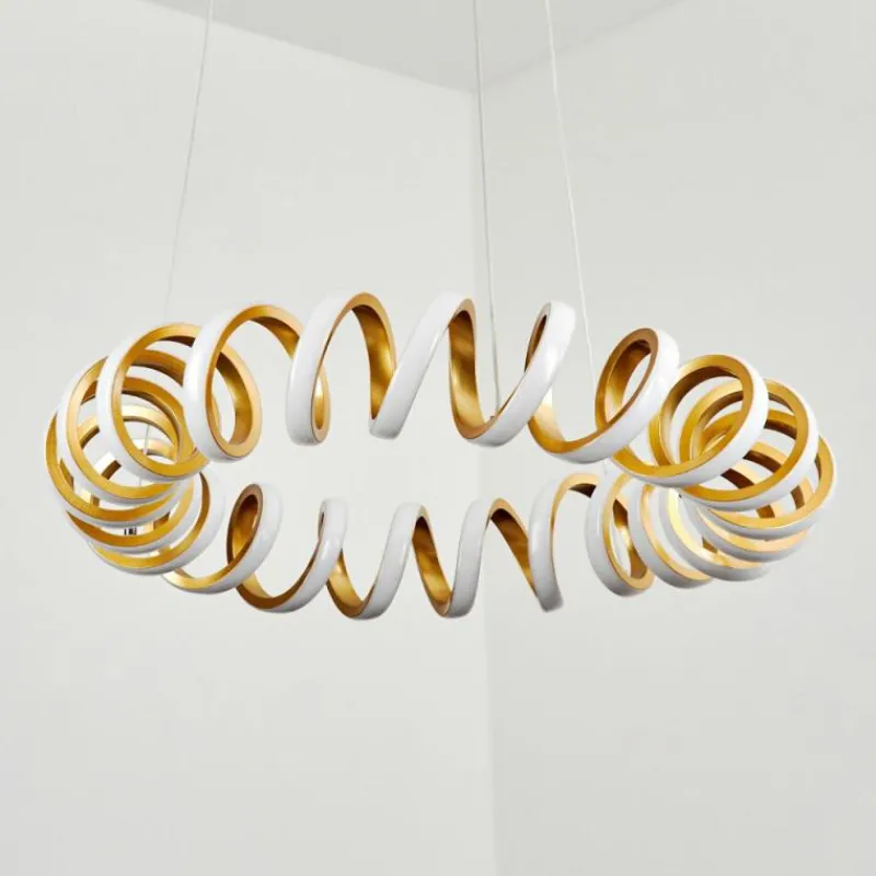 Lampes Dorées-hofstein Suspension Maziwa LED Or, 1 lumière