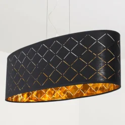 Lampes En Tissu-hofstein Suspension Meldal Nickel mat, 3 lumières