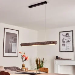 Luminaires Scandinaves-hofstein Suspension Merlengo LED Noir, 1 lumière