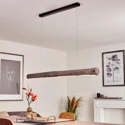 Luminaires Scandinaves-hofstein Suspension Merlengo LED Noir, 1 lumière