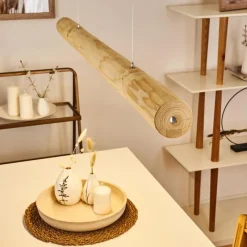 Luminaires Scandinaves-hofstein Suspension Merlengo LED Noir, 1 lumière