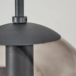 Suspension Verre Fumé-hofstein Suspension Mesas Noir, 5 lumières