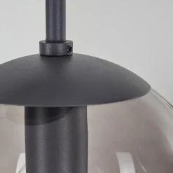 Suspension Verre Fumé-hofstein Suspension Mesas Noir, 3 lumières