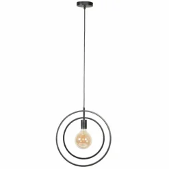 Lampes Vintages & Rétros-hofstein Suspension Mirandola  Gris, 1 lumière