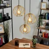 Lampes Industrielles-hofstein Suspension Miton Noir, 3 lumières