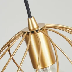 Lampes Industrielles-hofstein Suspension Miton Noir, 3 lumières