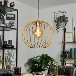 Lampes Industrielles-hofstein Suspension Miton Noir, 1 lumière