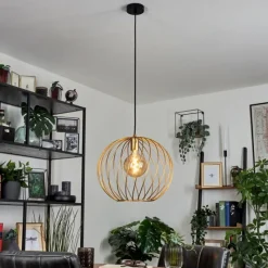 Lampes Industrielles-hofstein Suspension Miton Noir, 1 lumière