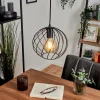 Lampes Industrielles-hofstein Suspension Miton Noir, 1 lumière