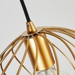 Lampes Vintages & Rétros-hofstein Suspension Miton Noir, 3 lumières