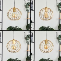 Lampes Vintages & Rétros-hofstein Suspension Miton Noir, 1 lumière