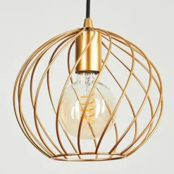 Lampes Vintages & Rétros-hofstein Suspension Miton Noir, 1 lumière