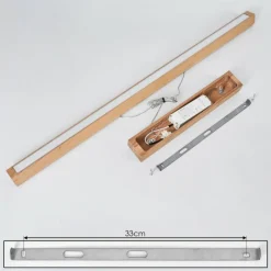 Luminaires Scandinaves-hofstein Suspension Mixto LED Chrome, Écru, 1 lumière