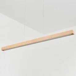 Luminaires Scandinaves-hofstein Suspension Mixto LED Chrome, Écru, 1 lumière