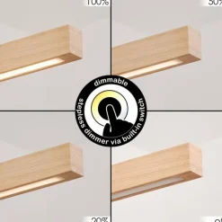 Luminaires Scandinaves-hofstein Suspension Mixto LED Chrome, Écru, 2 lumières