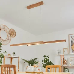 Luminaires Scandinaves-hofstein Suspension Mixto LED Chrome, Écru, 2 lumières