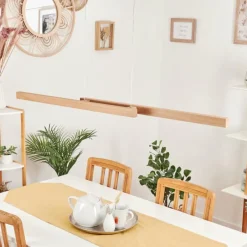 Luminaires Scandinaves-hofstein Suspension Mixto LED Chrome, Écru, 2 lumières