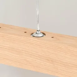 Luminaires Scandinaves-hofstein Suspension Mixto LED Écru, 1 lumière