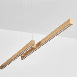 Luminaires Scandinaves-hofstein Suspension Mixto LED Écru, 2 lumières