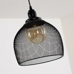 Lampes Vintages & Rétros-hofstein Suspension Moholm Noir, 1 lumière