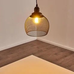 Lampes Vintages & Rétros-hofstein Suspension Moholm Noir, 1 lumière