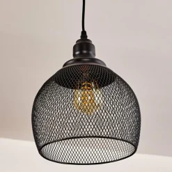 Lampes Industrielles-hofstein Suspension Moholm Noir, 1 lumière