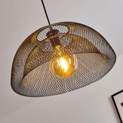 Lampes Industrielles-hofstein Suspension Moholm Noir, 1 lumière