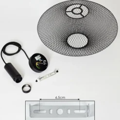 Lampes Vintages & Rétros-hofstein Suspension Moholm Noir, 1 lumière