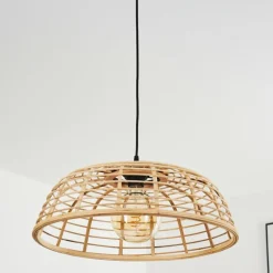 Style Boho-Chic-hofstein Suspension Mongolei Noir, 1 lumière