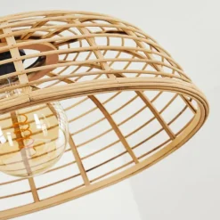 Style Boho-Chic-hofstein Suspension Mongolei Noir, 1 lumière