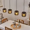 Style Boho-Chic-hofstein Suspension Mongolei Noir, 4 lumières