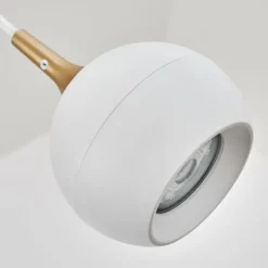 Lampes Dorées-hofstein Suspension Morrison Blanc, 4 lumières